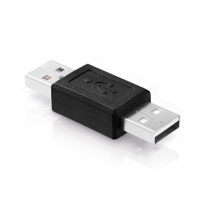 adaptare 41018 USB 2.0-Adapter A-Stecker auf A-Stecker schwarz