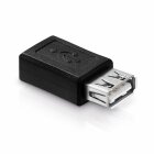 adaptare 41108 USB 2.0-Adapter Micro-USB-Buchse auf USB-Buchse Typ A schwarz