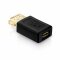 adaptare 41110 USB 2.0-Adapter Micro-USB-Buchse auf USB-Buchse Typ A vergoldete Kontakte schwarz
