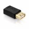 adaptare 41110 USB 2.0-Adapter Micro-USB-Buchse auf USB-Buchse Typ A vergoldete Kontakte schwarz