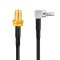 adaptare 60681 Pigtail Adapter-Kabel 20 cm CRC9-Winkel-Stecker auf SMA-Buchse