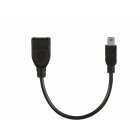 USB-OTG Adapter-Kabel Mini-USB-Stecker USB-Buchse Typ A für Autoradio, Navi