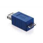 USB 3.0-Adapter Micro-USB-Stecker auf USB-Buchse Typ A blau