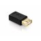 USB 2.0-Adapter Micro-USB-Buchse auf USB-Buchse Typ A vergoldete Kontakte schwarz