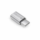 Sonero U-A110 USB-Adapter (USB-C Stecker auf Micro USB-Buchse) alu/silber
