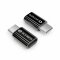 Sonero U-A111 USB-Adapter (USB-C Stecker auf Micro USB-Buchse) schwarz