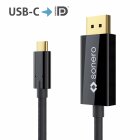 sonero UCC020-010 USB-C auf DisplayPort Kabel, 4K@60Hz...