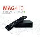 MAG 410 UHD 4K H.265 Android IPTV Receiver Multimedia Player Streamer Set-Top-Box mit Stalker
