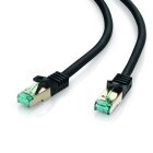 adaptare RJ45 Ethernet-Netzwerkkabel (S/FTP, PIMF, CCA AWG26/7), mit Cat7 Rohkabel 5,00m schwarz