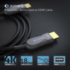 Sonero X-AOC200-100 Premium AOC HDMI 2.0 Hybridkabel (Glasfaser/Kupfer), HDMI A Stecker (19polig) auf HDMI A Stecker (19polig) Aktives HDMI 4K AOC Extender Kabel - 10m