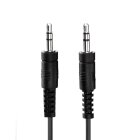 conecto CC50483 Audio Stereo Aux Verbindungskabel 3,5mm Klinke Stecker auf 3,5mm Klinke Stecker Ultraslim-Design 1,00m schwarz