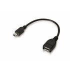 USB-OTG Adapter-Kabel Mini-USB-Stecker USB-Buchse Typ A für Autoradio, Navi (2er Set)
