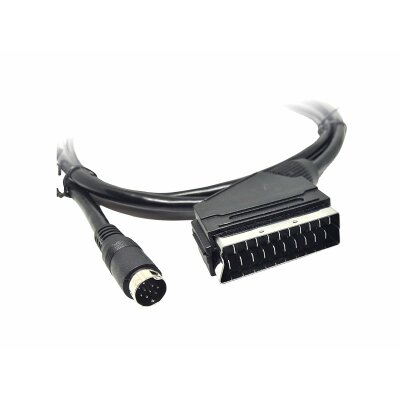 Xoro AV3 Audio/Video Adapterkabel (für HRT 8772/8780, HRK 7672, SCART, 1,5 Meter, ACC400513) schwarz