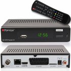 Opticum AX 570 Freenet TV digitaler DVB-T2 Receiver DVB-T H.265 Empfänger inklusive DVB-T Antenne in schwarz
