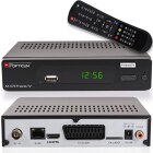 Opticum AX 570 Freenet TV digitaler DVB-T2 Receiver DVB-T H.265 Empfänger inklusive starke 30db DVB-T Antenne in schwarz