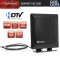 Opticum AX 570 Freenet TV digitaler DVB-T2 Receiver DVB-T H.265 Empfänger inklusive starke 30db DVB-T Antenne in schwarz