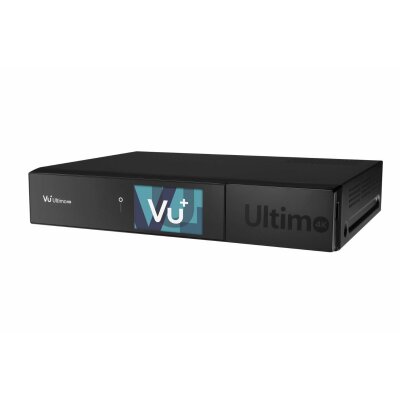 VU+ Ultimo 4K 2x DVB-S2 FBC Twin Tuner PVR ready Linux Receiver UHD 2160p (B-Ware, Verpackung beschädigt, NEU!)