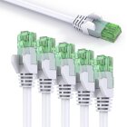 conecto CC50402 Patchkabel CAT.5e (UTP) Netzwerkkabel Ethernetkabel LAN Kabel Cat5 RJ45 Stecker 3m weiß (5er Set + 1x gratis!)