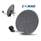 COMAG Sat-Antenne Stahl anthrazit 40 cm