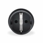 conecto Netzadapter Stromadapter Reiseadapter für Italien - Stecker auf Schutzkontaktbuchse Stecker-Typ L schwarz, 10er Set