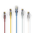 PureLink MC1502-010 CAT6 Netzwerkkabel UTP (10/100/1000 Mbit/s), extra dünn mit 2x RJ45 Stecker, Patchkabel für Switch, Modem, Router, Patchpanels, Patchfelder, 10er Set, 1,00m, weiß