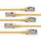 PureLink MC1503-005 CAT6 Netzwerkkabel UTP (10/100/1000 Mbit/s), extra dünn mit 2x RJ45 Stecker, Patchkabel für Switch, Modem, Router, Patchpanels, Patchfelder, 5-er Set, 0,50m, gelb