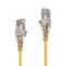 PureLink MC1503-015 CAT6 Netzwerkkabel UTP (10/100/1000 Mbit/s), extra dünn mit 2x RJ45 Stecker, Patchkabel für Switch, Modem, Router, Patchpanels, Patchfelder, 10er Set, 1,50m, gelb