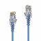 PureLink MC1504-0025 CAT6 Netzwerkkabel UTP (10/100/1000 Mbit/s), extra dünn mit 2x RJ45 Stecker, Patchkabel für Switch, Modem, Router, Patchpanels, Patchfelder, 5-er Set, 0,25m, blau