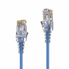 PureLink MC1504-020 CAT6 Netzwerkkabel UTP (10/100/1000 Mbit/s), extra dünn mit 2x RJ45 Stecker, Patchkabel für Switch, Modem, Router, Patchpanels, Patchfelder, 5-er Set, 2,00m, blau
