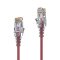 PureLink MC1505-020 CAT6 Netzwerkkabel UTP (10/100/1000 Mbit/s), extra dünn mit 2x RJ45 Stecker, Patchkabel für Switch, Modem, Router, Patchpanels, Patchfelder, 5-er Set, 2,00m, rot