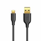 Sentivus U203-150 Pro Series Micro USB Daten-/Ladekabel (Micro USB Stecker auf USB-A Stecker), 1,50m, schwarz