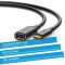 Sentivus U309-010 Pro Series USB 3.0 OTG Adapter-Kabel (USB 3.1-C Stecker auf USB-A Buchse) für Smartphone, Tablet und USB-Geräte 0,10m, 0,10m, schwarz