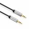 Sentivus AU000 Premium Audio Klinken Kabel (3,5mm Stecker auf 3,5mm Stecker), Vergoldete Kontakte, 0,50m, schwarz