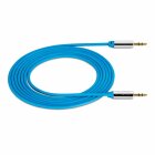 Sentivus AU003 Premium Audio Klinken Kabel (3,5mm Stecker auf 3,5mm Stecker), Vergoldete Kontakte, 2,00m, blau