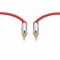 Sentivus AU005 Premium Audio Klinken Kabel (3,5mm Stecker auf 3,5mm Stecker), Vergoldete Kontakte, 3,00m, rot