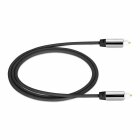 Sentivus AU090 Premium Toslink Optisches Kabel, Digital-Audiokabel, 0,50m, schwarz