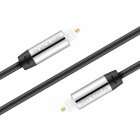 Sentivus AU090 Premium Toslink Optisches Kabel, Digital-Audiokabel, 1,00m, schwarz