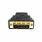 Adapter 24+1-poliger DVI-D-Stecker auf HDMI-Buchse vergoldet schwarz (2er Pack)