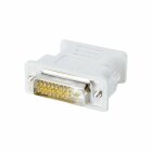 Analoger Monitoradapter DVI-D-Stecker VGA-Kupplung (24+1-polig männlich/15-polig weiblich), 2er Pack