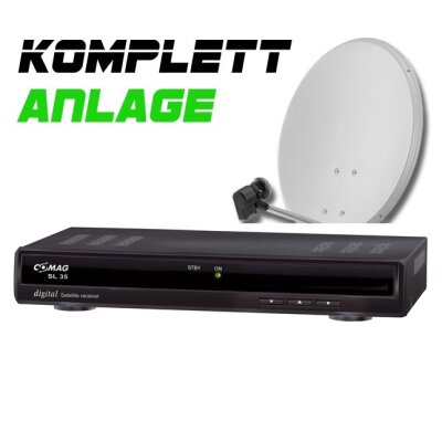 COMAG Digitale Single Sat-Anlage Komplett-Set SL 35 (inkl. 60cm Antenne)