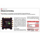 DUR-line MS 5/8 B - eco - Stromloser Multischalter - Multischalter für 8 Teilnehmer - Geringe Stromaufnahme - 0 Watt Standby Multiswitch [Digital, HDTV, FullHD, 4K, UHD]