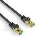 conecto CC50452 RJ45 Ethernet-Netzwerkkabel (S/FTP, PIMF, CCA AWG26/7), mit Cat7 Rohkabel 5,00m schwarz (5er Set + 1x gratis!)