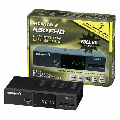morgan´s K50 Full HD DVB-C Kabel-Receiver digital für...