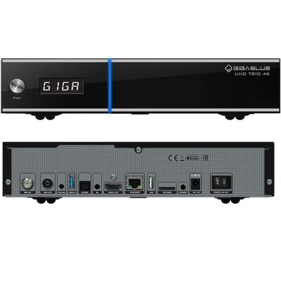 GigaBlue UHD TRIO 4K 1 x DVB-S2X Tuner, MIS (Multistream)