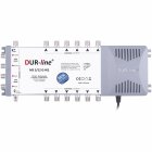 DUR-line MS 5/12 G-HQ Multischalter - SAT für 12 Teilnehmer/TV - mit stromspar Netzteil - Made in Germany - Multiswitch [Digital, HDTV, FullHD, 4K, UHD]