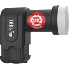 DUR-line +Ultra Quattro LNB - für Multischalter schwarz - mit LTE-Filter [ Test SEHR GUT ] digital, Full HD, 4K, 3D, Sieger - Premium-Qualität