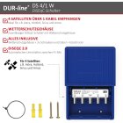 DUR-line 4/1 DiseqC Schalter - im Wetterschutzgehäuse für den Empfang von 4 Satelliten für 1 Teilnehmer - LNB Signal Umschalter/Switch für SAT Receiver - für Multifeed-Anlagen ohne Multischalter