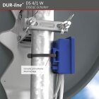 DUR-line 4/1 DiseqC Schalter - im Wetterschutzgehäuse für den Empfang von 4 Satelliten für 1 Teilnehmer - LNB Signal Umschalter/Switch für SAT Receiver - für Multifeed-Anlagen ohne Multischalter