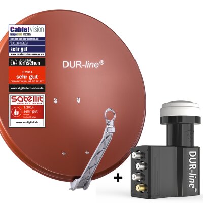 DUR-line Select 75 R + UK 104 LNB - Einkabel Set