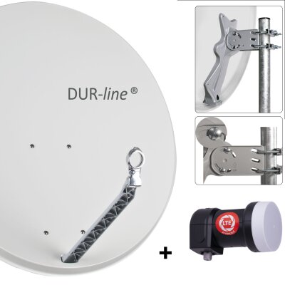 DUR-line Select 85/90 G + +Ultra Single LNB - 1 Teilnehmer Set
